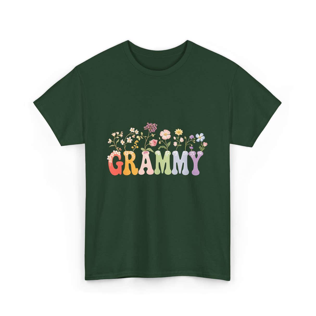 Grammy Grammy T-Shirt - Forest Green