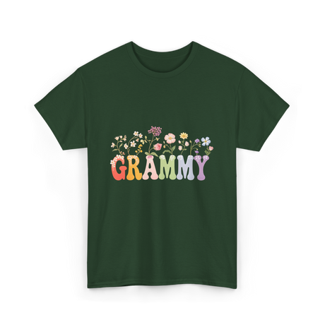 Grammy Grammy T-Shirt - Forest Green