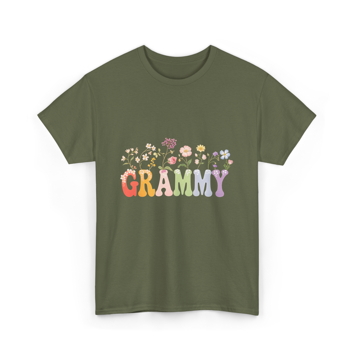 Grammy Grammy T-Shirt - Military Green