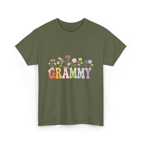 Grammy Grammy T-Shirt - Military Green