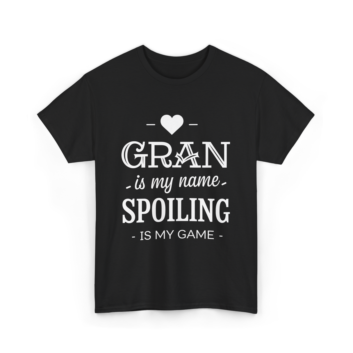 Gran is my name spoiling game T-Shirt - Black