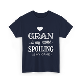 Gran is my name spoiling game T-Shirt - Navy