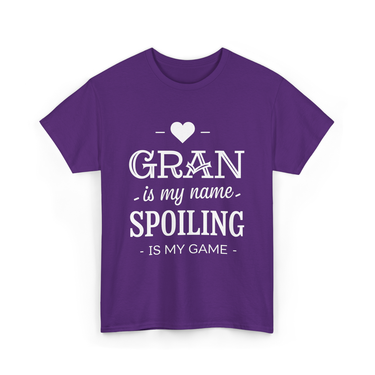 Gran is my name spoiling game T-Shirt - Purple