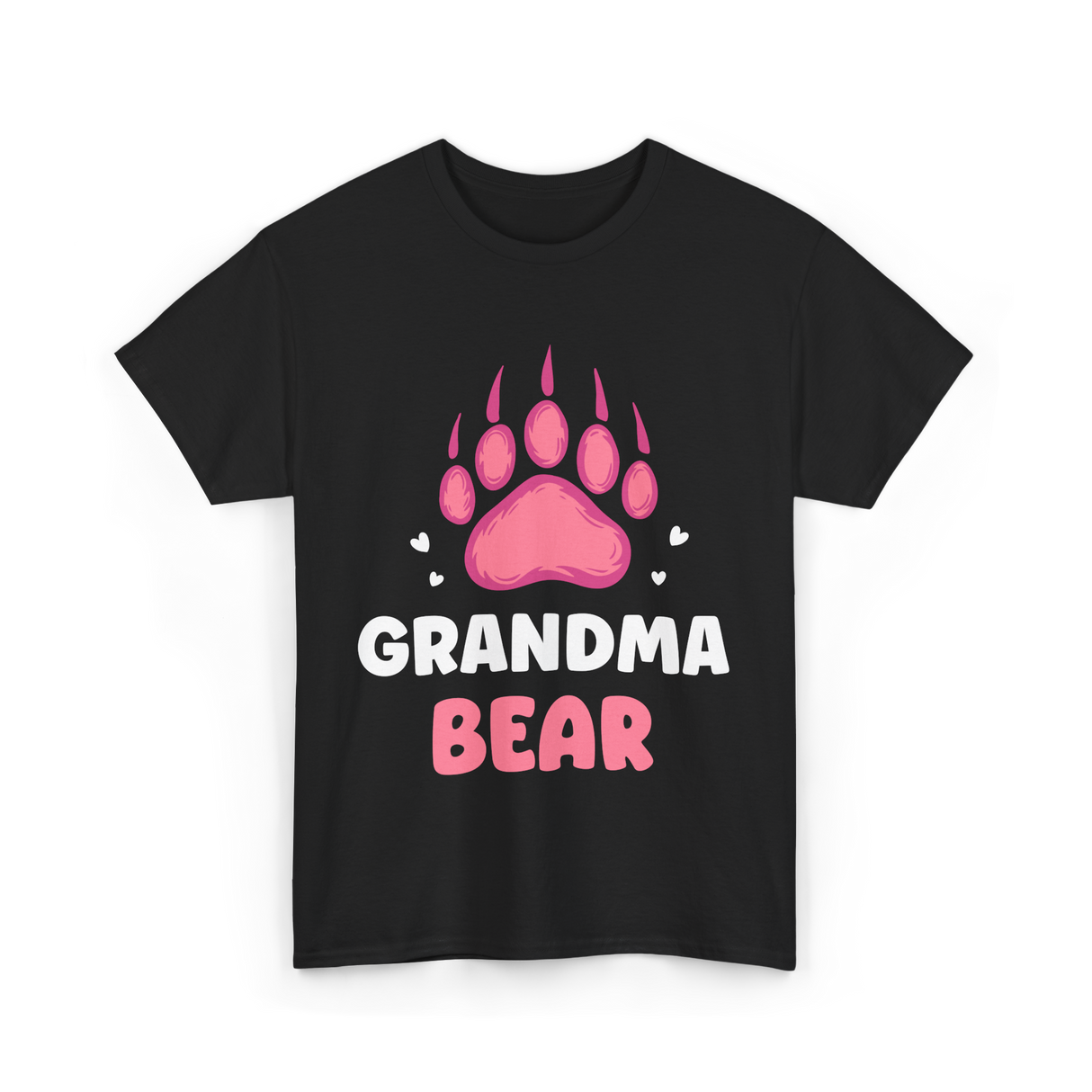 Grandma Bear Animal Lover T-Shirt - Black