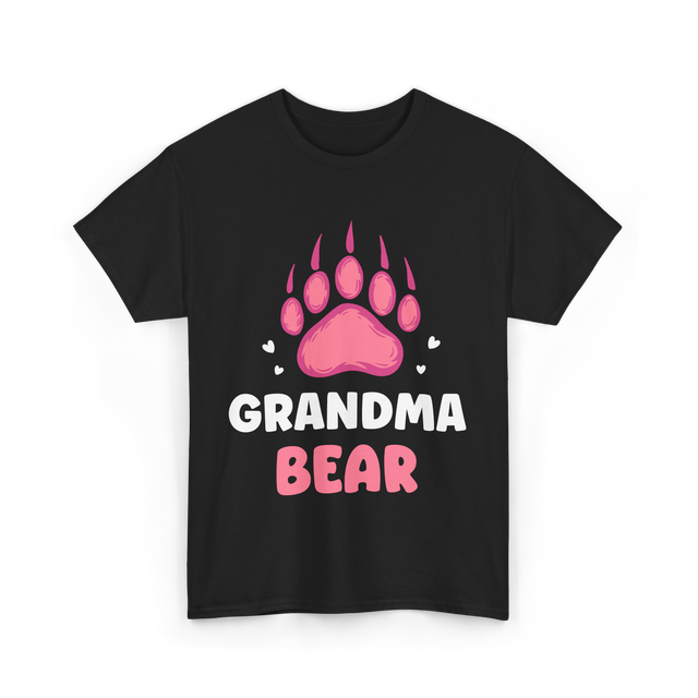 Grandma Bear Animal Lover T-Shirt - Black