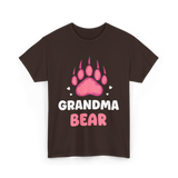 Grandma Bear Animal Lover T-Shirt - Dark Chocolate