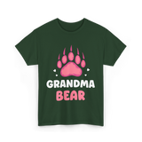 Grandma Bear Animal Lover T-Shirt - Forest Green