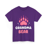 Grandma Bear Animal Lover T-Shirt - Purple