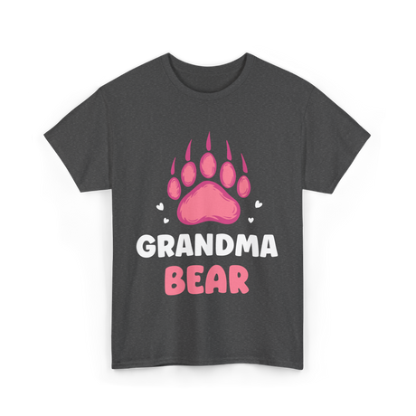 Grandma Bear Animal Lover T-Shirt - Dark Heather