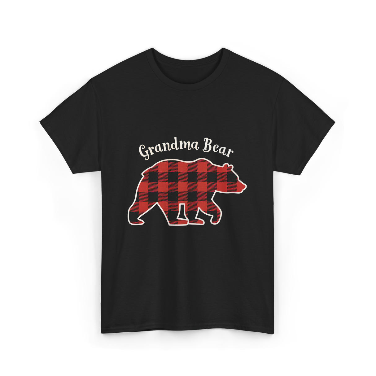 Grandma Bear T-Shirt - Black