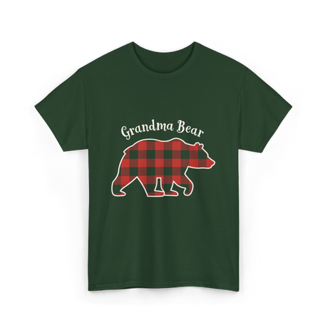 Grandma Bear T-Shirt - Forest Green