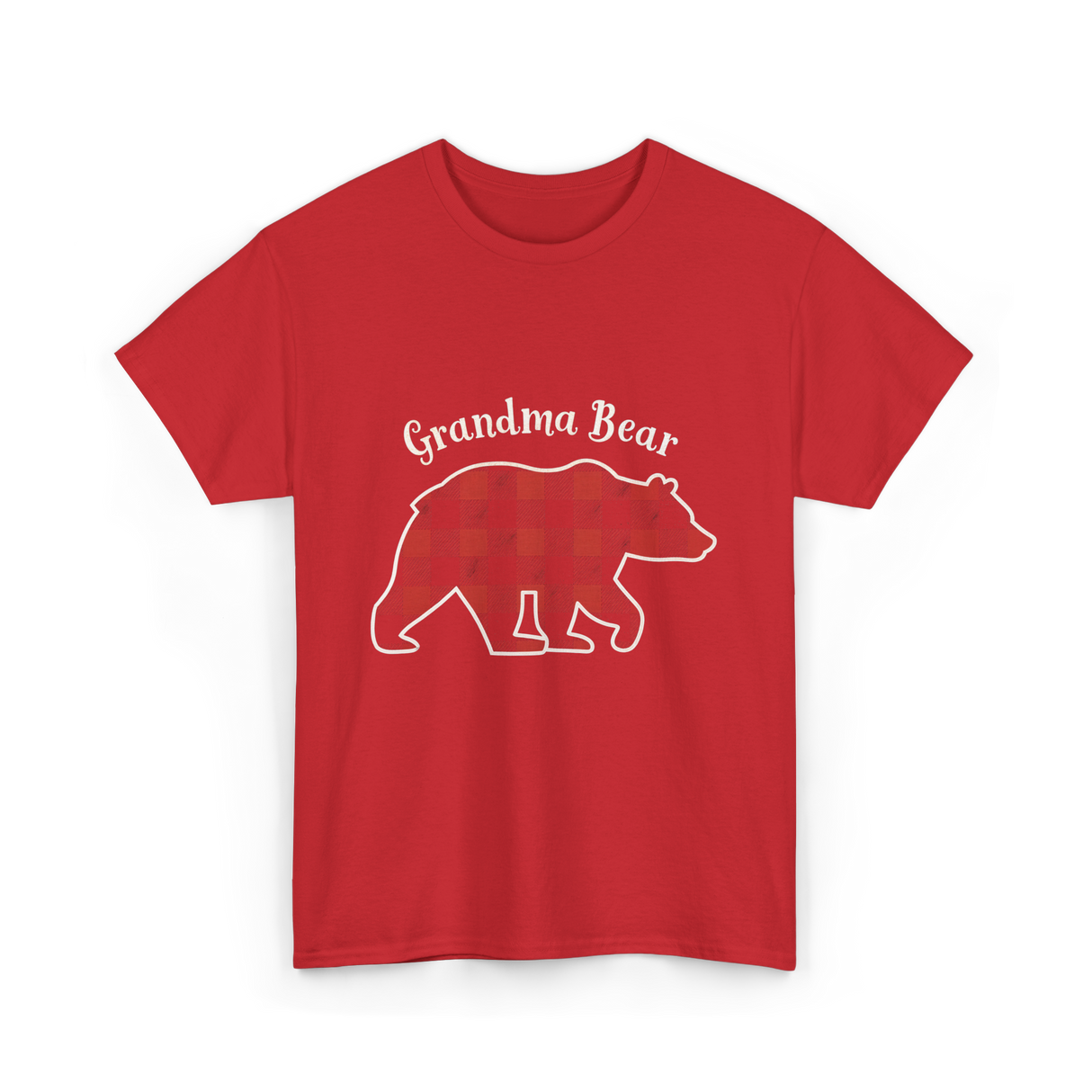 Grandma Bear T-Shirt - Red