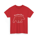 Grandma Bear T-Shirt - Red