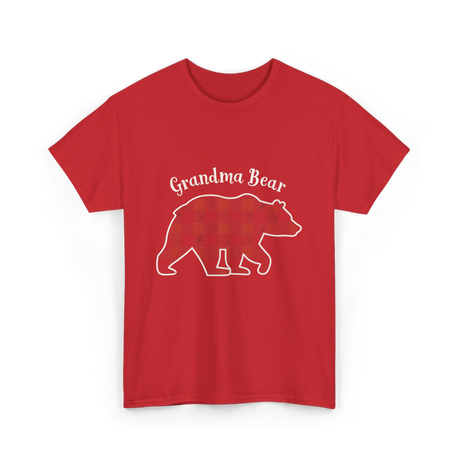 Grandma Bear T-Shirt - Red