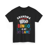 Grandma Bingo Game T-Shirt - Black