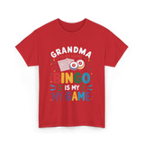 Grandma Bingo Game T-Shirt - Red