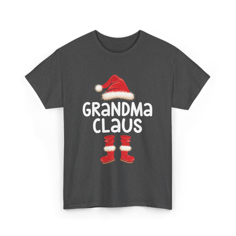 Grandma Claus Christmas Grandma T-Shirt - Dark Heather