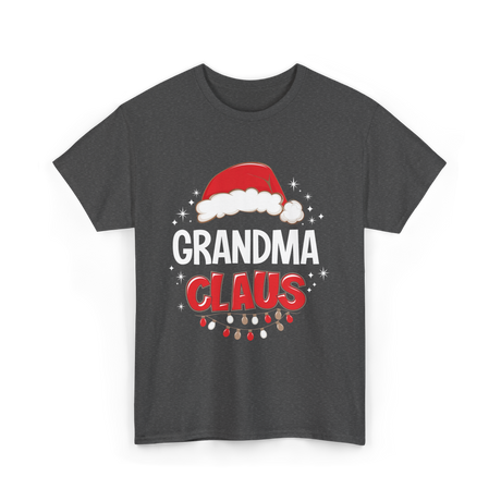 Grandma Claus Christmas Grandma T-Shirt - Dark Heather