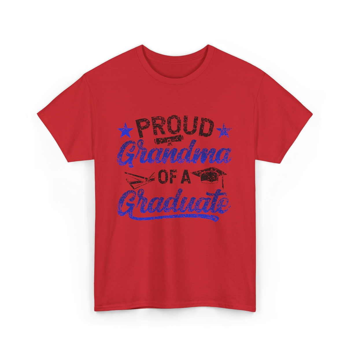 Grandma Graduate Graduation T-Shirt - Red