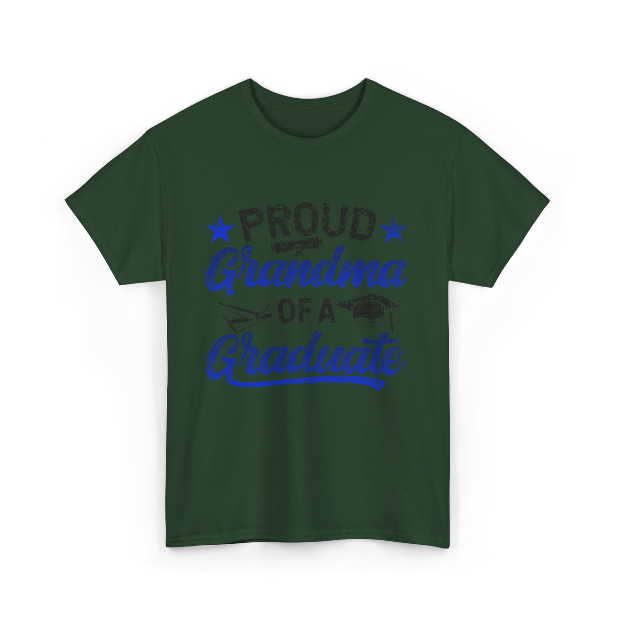 Grandma Graduate Graduation T-Shirt - Forest Green