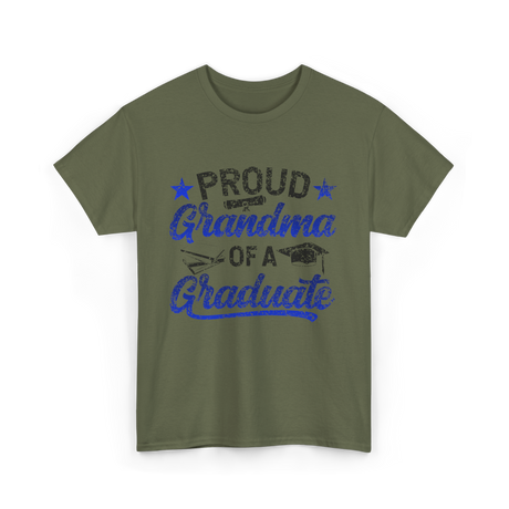 Grandma Graduate Graduation T-Shirt - Military Green