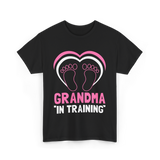 Grandma In Training Grandparent T-Shirt - Black