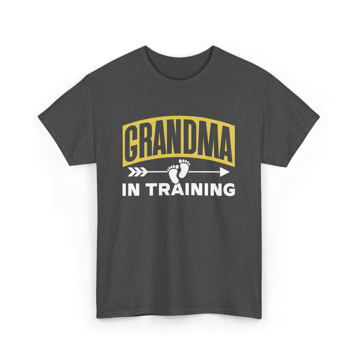 Grandma In Training Grandparent T-Shirt - Dark Heather