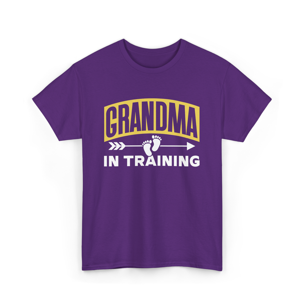 Grandma In Training Grandparent T-Shirt - Purple