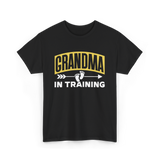 Grandma In Training Grandparent T-Shirt - Black