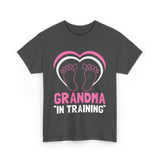 Grandma In Training Grandparent T-Shirt - Dark Heather