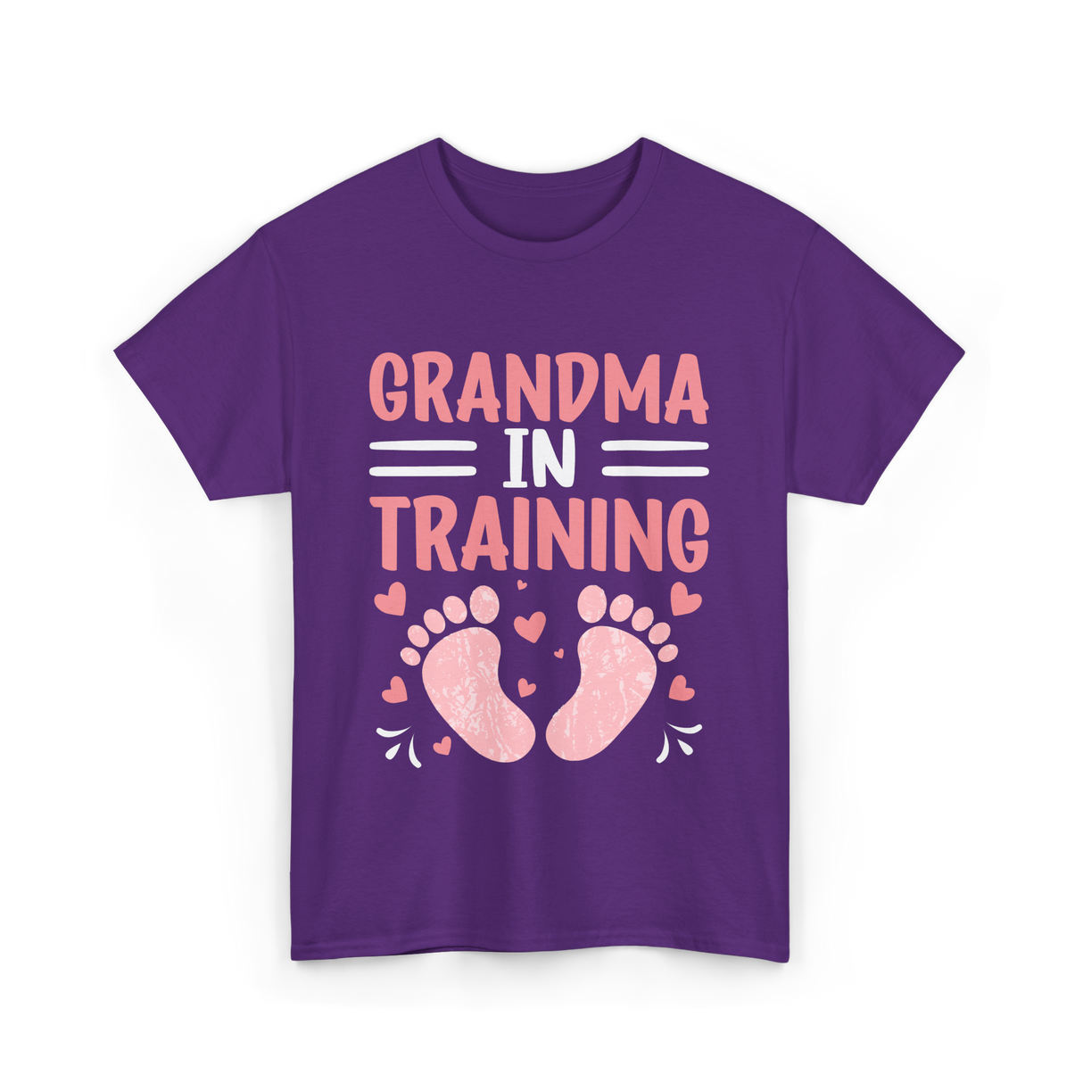 Grandma In Training Grandparent T-Shirt - Purple