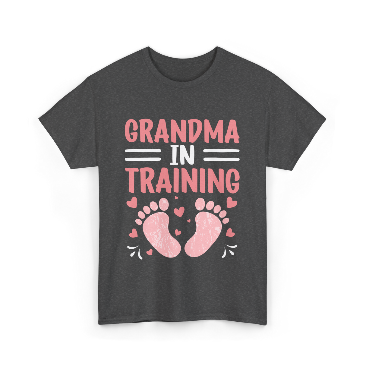 Grandma In Training Grandparent T-Shirt - Dark Heather