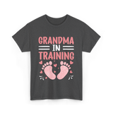 Grandma In Training Grandparent T-Shirt - Dark Heather