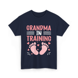 Grandma In Training Grandparent T-Shirt - Navy