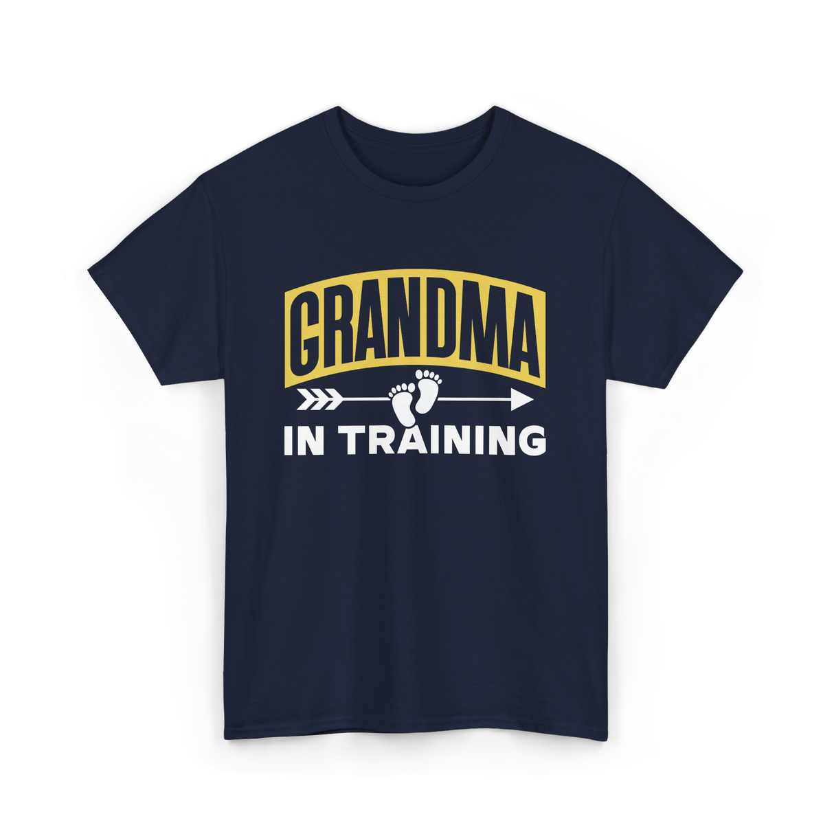 Grandma In Training Grandparent T-Shirt - Navy