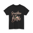 Grandma of the Bride Bridal T-Shirt - Black