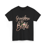 Grandma of the Bride Bridal T-Shirt - Black