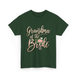 Grandma of the Bride Bridal T-Shirt - Forest Green