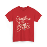 Grandma of the Bride Bridal T-Shirt - Red