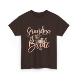 Grandma of the Bride Bridal T-Shirt - Dark Chocolate