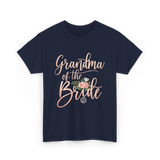 Grandma of the Bride Bridal T-Shirt - Navy