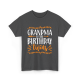 Grandma of the Twins Birthday T-Shirt - Dark Heather