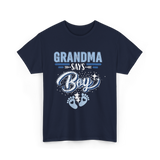 Grandma Says Boy Gender Reveal T-Shirt - Navy