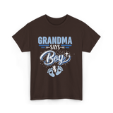 Grandma Says Boy Gender Reveal T-Shirt - Dark Chocolate