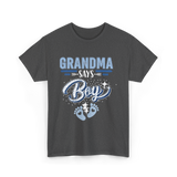 Grandma Says Boy Gender Reveal T-Shirt - Dark Heather