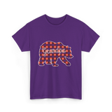 Grandpa Bear Family T-Shirt - Purple