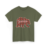 Grandpa Bear Family T-Shirt - Military Green