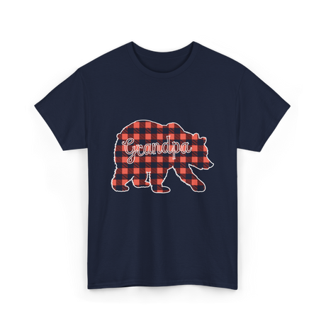 Grandpa Bear Family T-Shirt - Navy