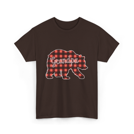 Grandpa Bear Family T-Shirt - Dark Chocolate