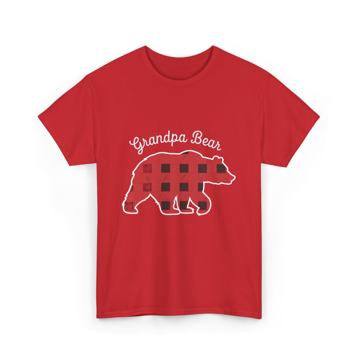 Grandpa Bear T-Shirt - Red